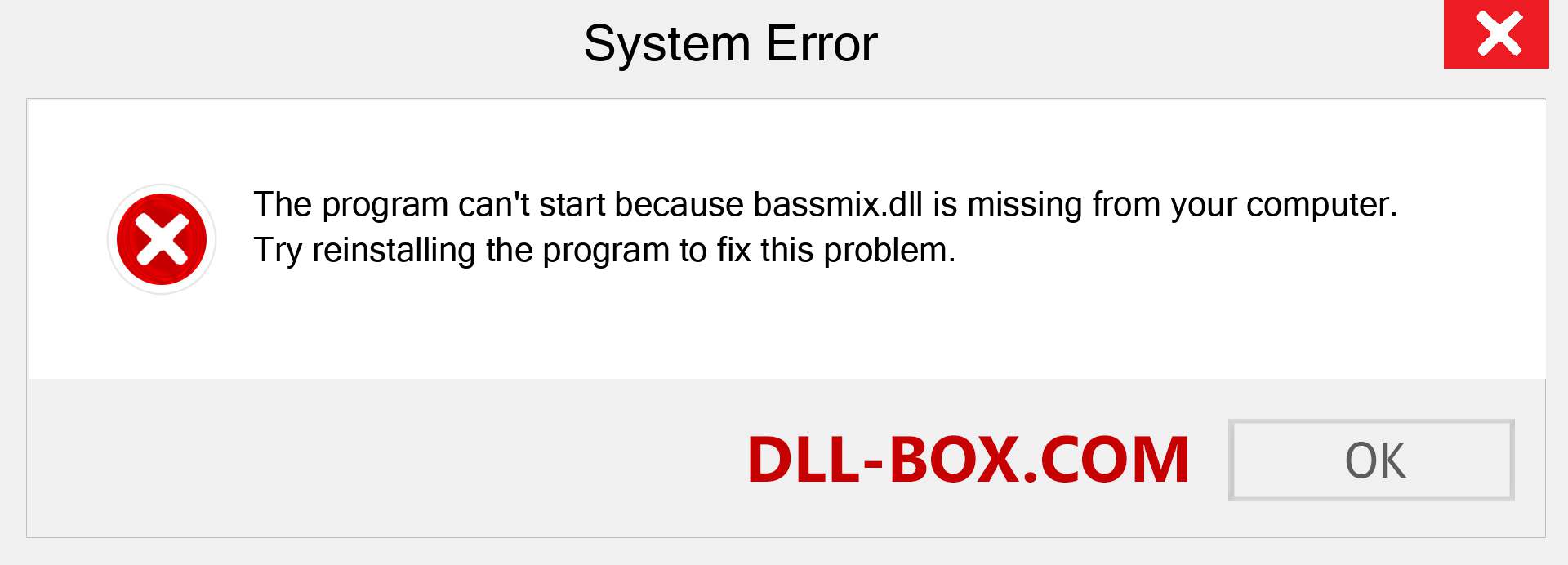  bassmix.dll file is missing?. Download for Windows 7, 8, 10 - Fix  bassmix dll Missing Error on Windows, photos, images